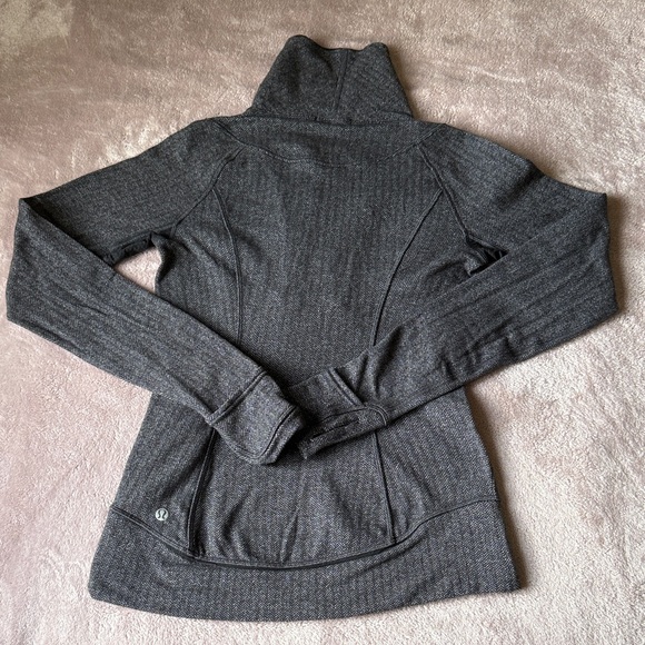 Lululemon Athletica Charcoal Cowl Neck Sweater - Picture 1 of 12